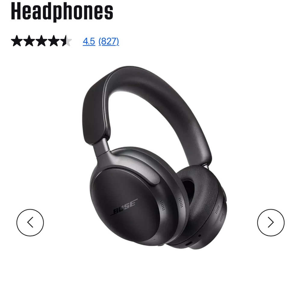 Bose quietcomfort ultra headphones